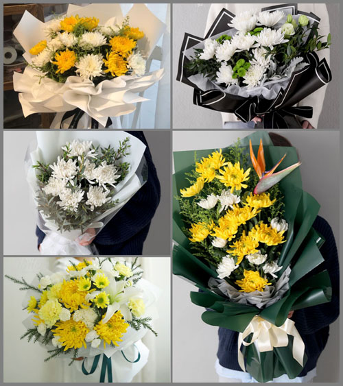 浙江省绍兴诸暨市枫桥镇琅洋村白事花束代送